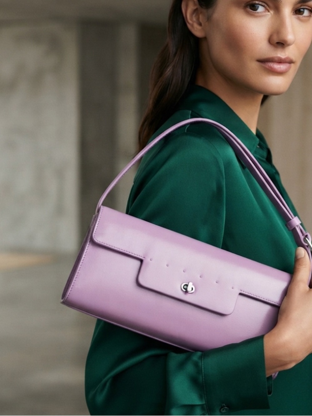 Monsac Leather Purse